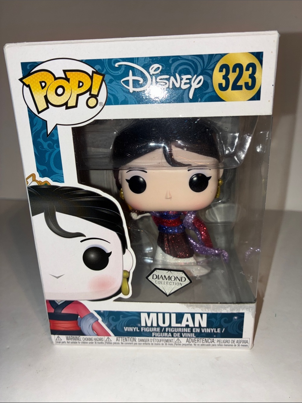 Funko Pop 323, Mulan, Diamond Collection